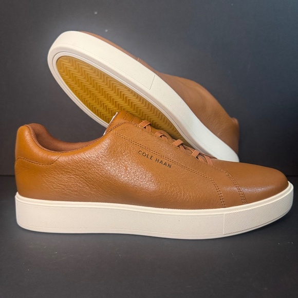 Cole Haan GrandPrø Luxe Slip-On | Men’s 10 | British Tan/Ivory | NEW - Picture 1 of 7